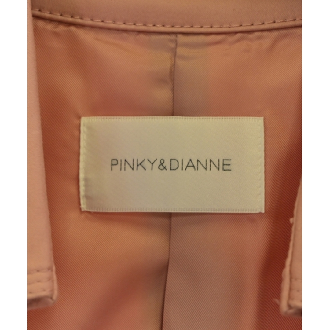 Pinky&Dianne(ピンキーアンドダイアン)のPinky&Dianne トレンチコート 40(M位) ピンク 【古着】【中古】 レディースのジャケット/アウター(トレンチコート)の商品写真