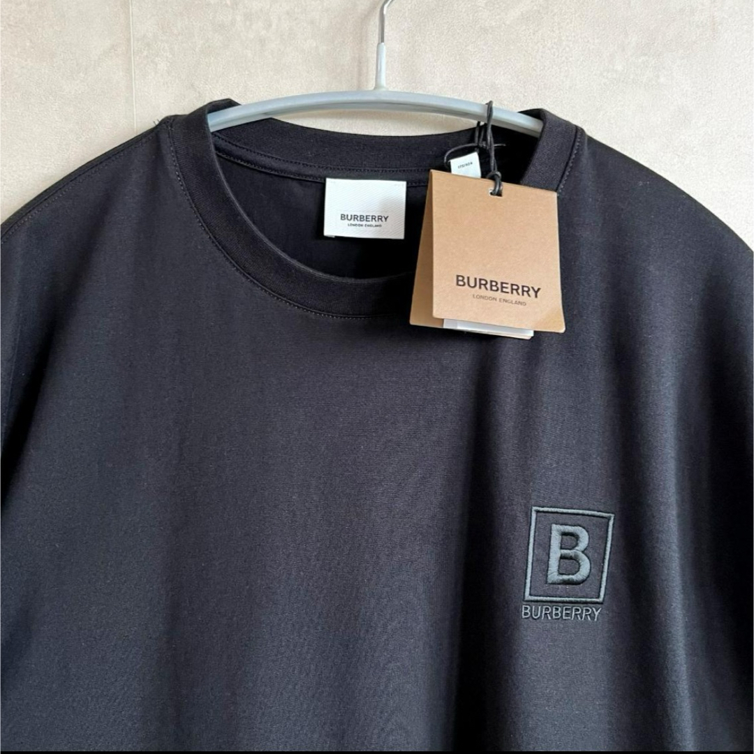 BURBERRY(バーバリー)の【新品未使用タグ付き】バーバリー　チェック柄 オーバーサイズTシャツ メンズのトップス(Tシャツ/カットソー(半袖/袖なし))の商品写真