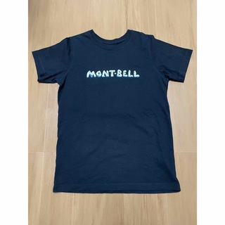 mont bell - 【モンベル】Tシャツ コットン ロゴ 黒