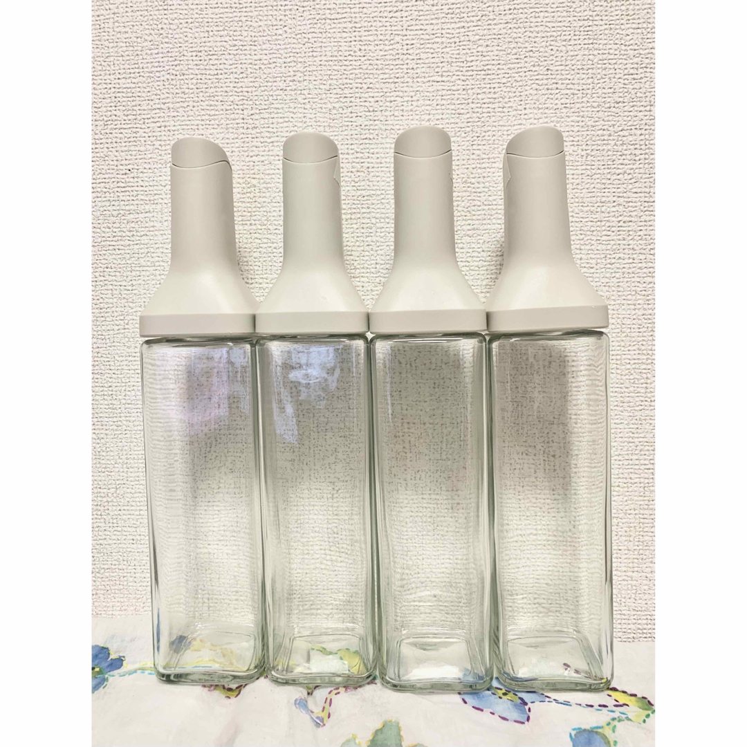 オイルボトル　500ml   4本セット　 インテリア/住まい/日用品のキッチン/食器(容器)の商品写真