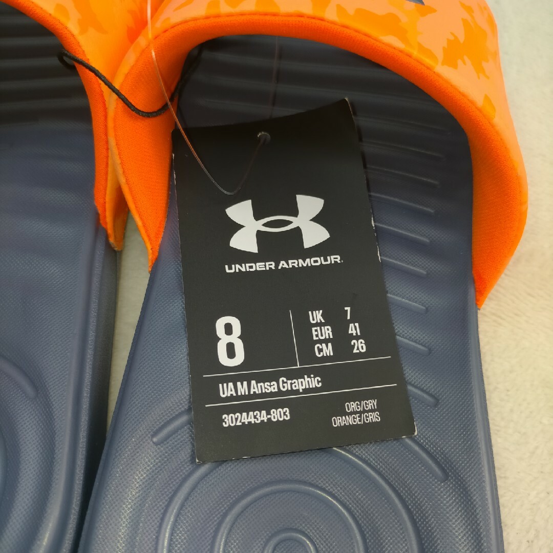 UNDER ARMOUR(アンダーアーマー)のアンダーアーマー サンダル 26cm オレンジ スポーツサンダル UA メンズの靴/シューズ(サンダル)の商品写真