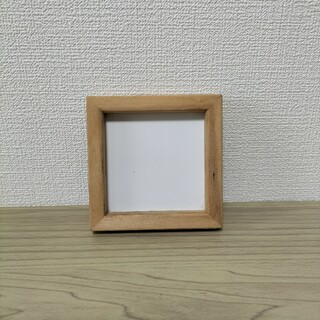 【美品】木製素材 ファブリックパネル小 ①(各種パーツ)