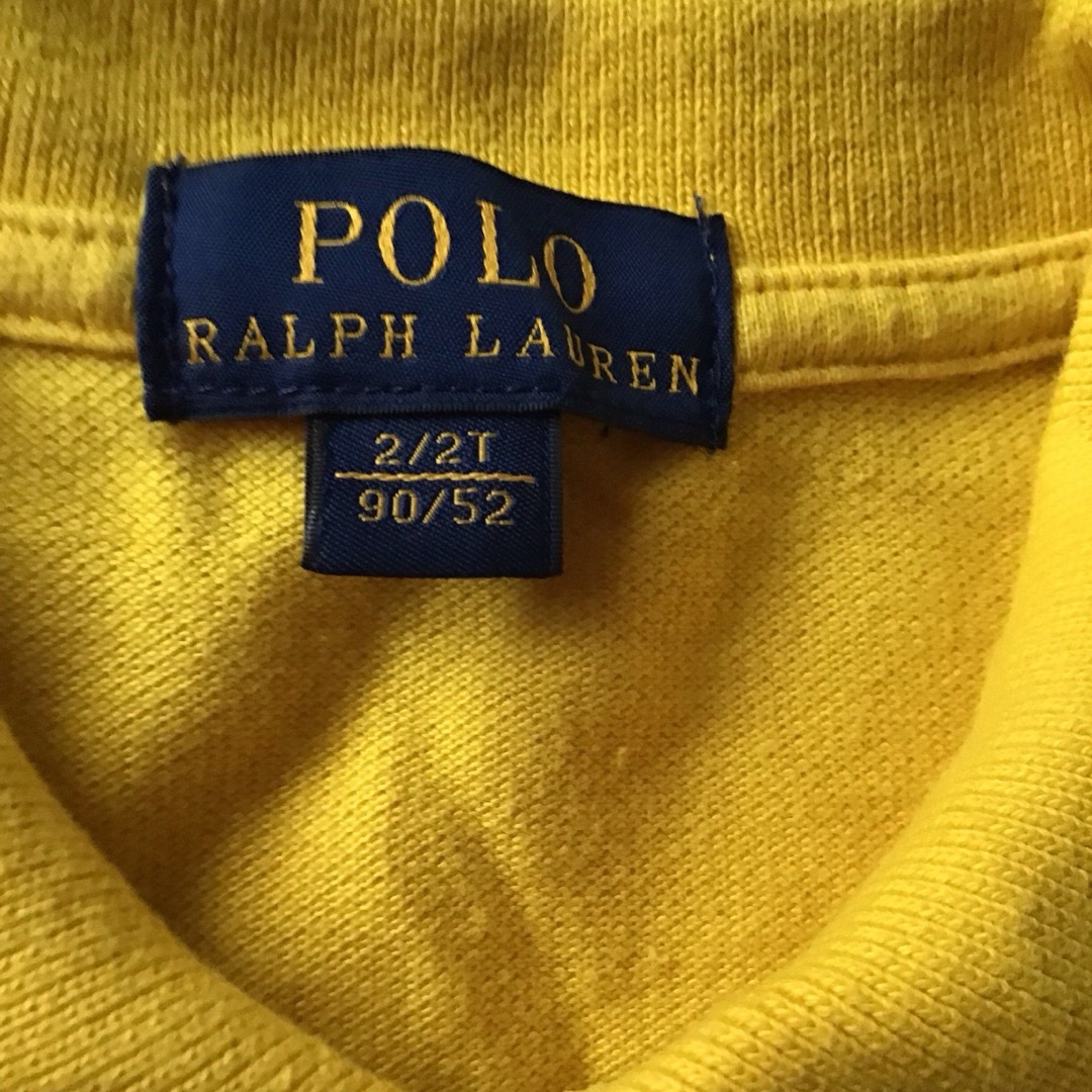 POLO RALPH LAUREN(ポロラルフローレン)の4回着用☆ralph lauren(ラルフローレン)半袖ポロシャツ☆サイズ2T キッズ/ベビー/マタニティのキッズ服男の子用(90cm~)(ブラウス)の商品写真