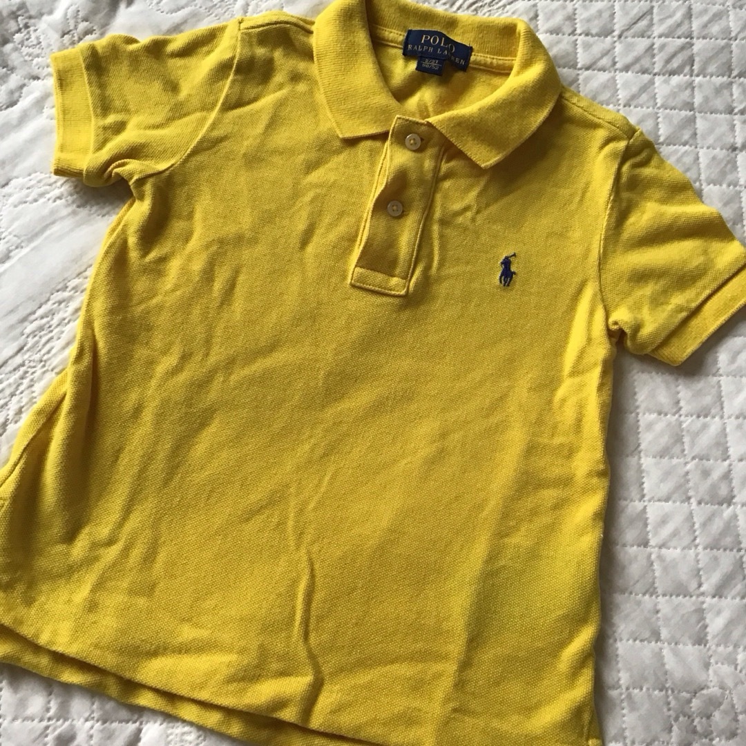 POLO RALPH LAUREN(ポロラルフローレン)の4回着用☆ralph lauren(ラルフローレン)半袖ポロシャツ☆サイズ2T キッズ/ベビー/マタニティのキッズ服男の子用(90cm~)(ブラウス)の商品写真