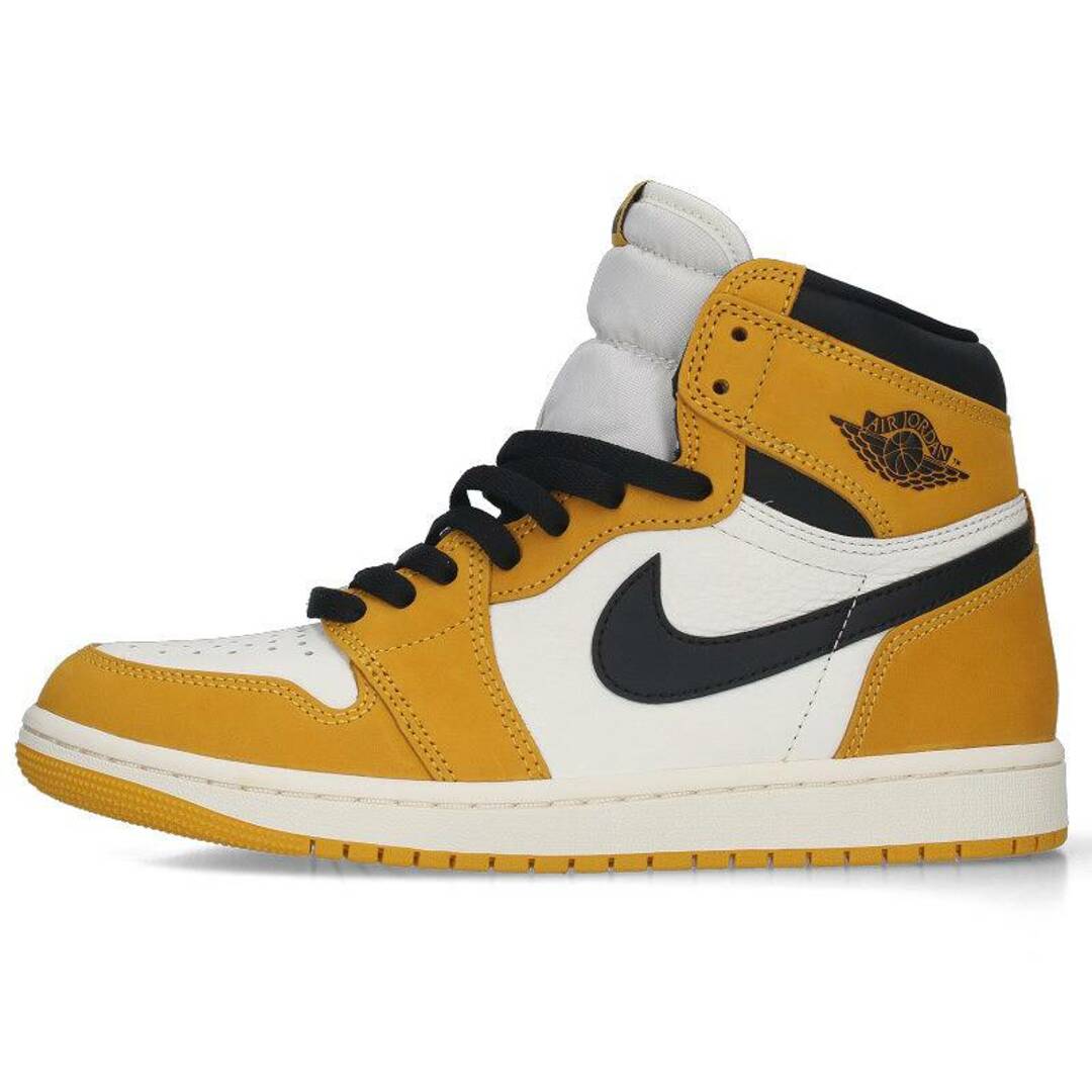 NIKE(ナイキ)のナイキ  AIR JORDAN 1 RETRO HIGH OG DZ5485-701 エアジョーダン1ハイイエローオークルスニーカー メンズ 26.5cm メンズの靴/シューズ(スニーカー)の商品写真