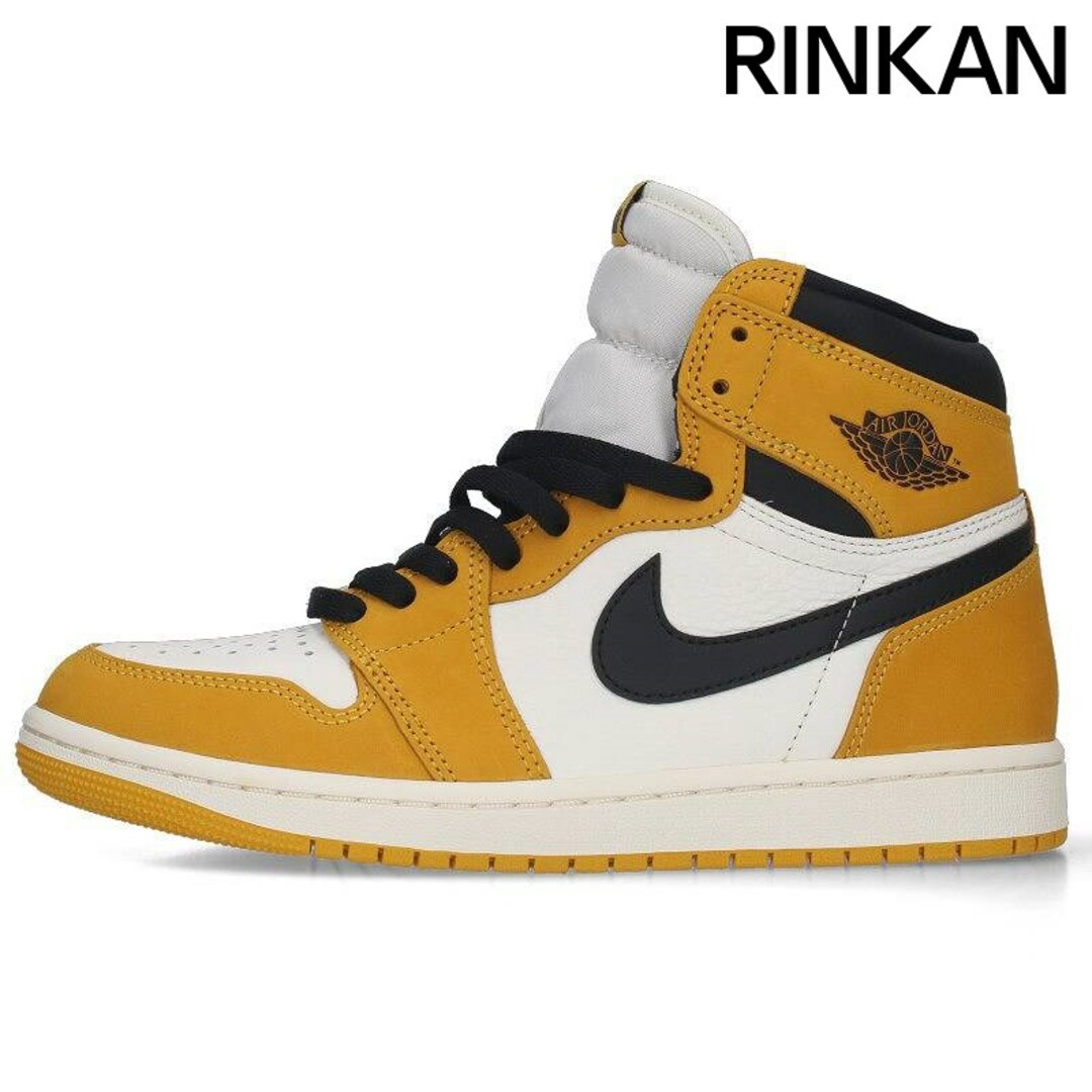 NIKE(ナイキ)のナイキ  AIR JORDAN 1 RETRO HIGH OG DZ5485-701 エアジョーダン1ハイイエローオークルスニーカー メンズ 26.5cm メンズの靴/シューズ(スニーカー)の商品写真