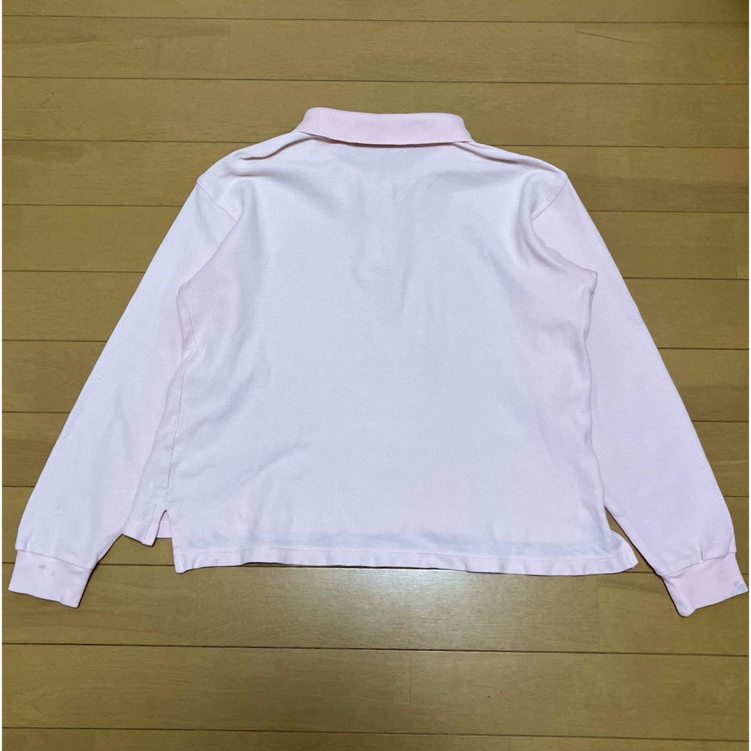 ポロシャツ　ピンク キッズ/ベビー/マタニティのキッズ服女の子用(90cm~)(Tシャツ/カットソー)の商品写真