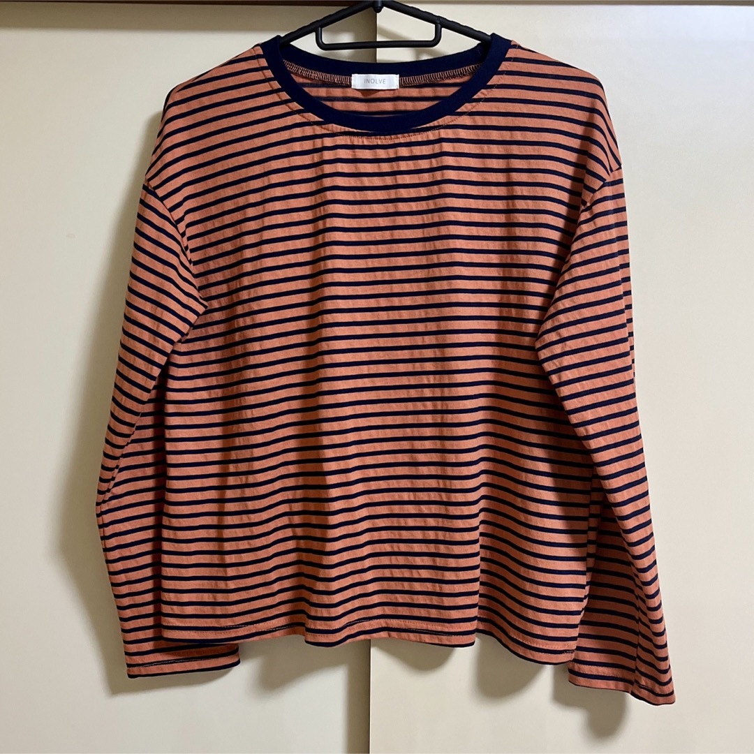 ★☆Chaco closet☆ボーダーリンガーロンT レディースのトップス(Tシャツ(長袖/七分))の商品写真