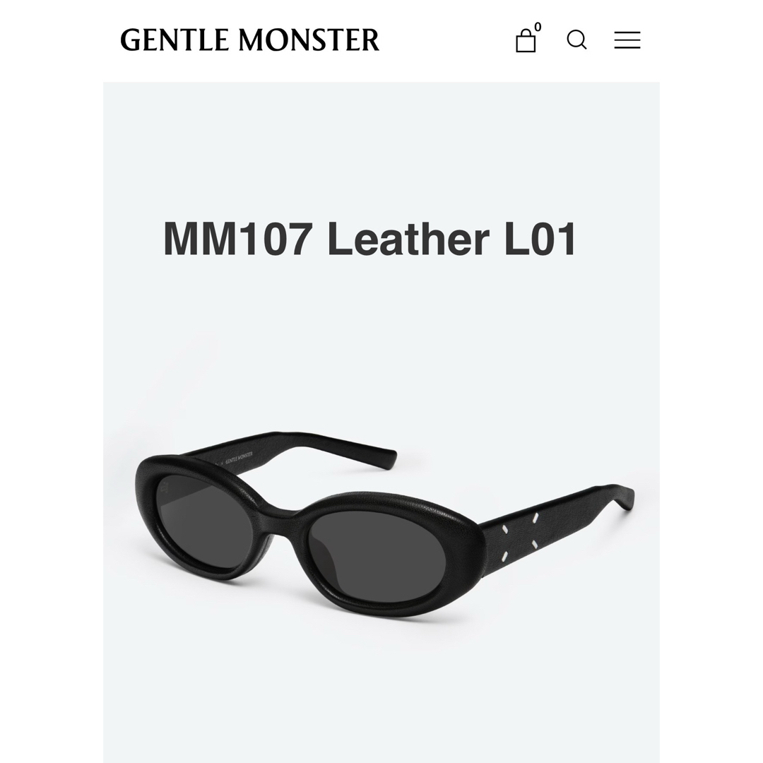 Maison Martin Margiela(マルタンマルジェラ)のGENTLE MONSTER × Maison Margiela - MM107 メンズのファッション小物(サングラス/メガネ)の商品写真