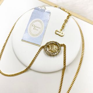 クリスチャンディオール(Christian Dior)の新品未使用　タグ付き　Christian Dior ゴールドチェーンネックレス(ネックレス)