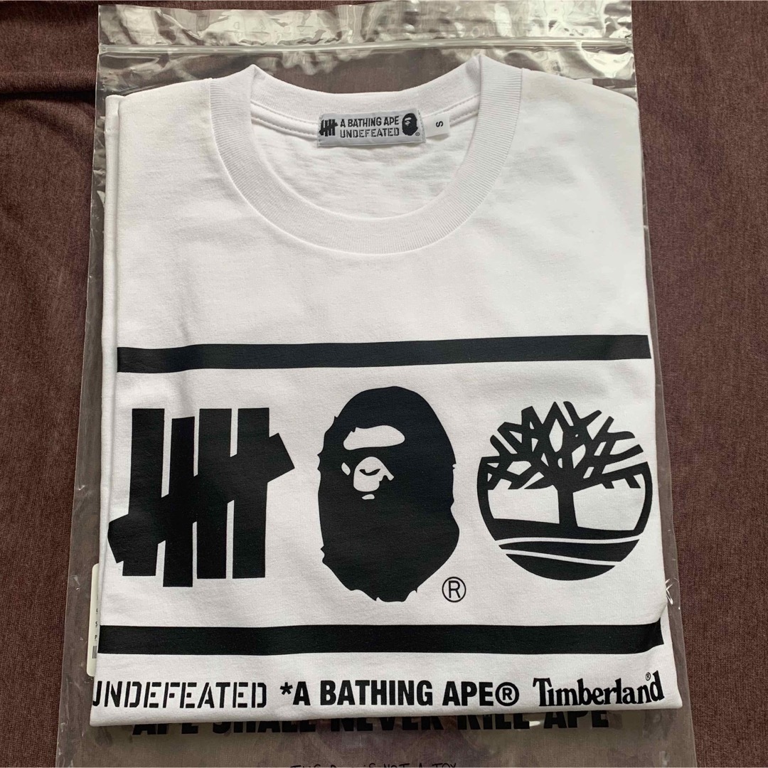 A BATHING APE(アベイシングエイプ)のTIMBERLAND BAPE UNDEFEATED ｴｲﾌﾟ ﾛﾝT メンズのトップス(Tシャツ/カットソー(七分/長袖))の商品写真