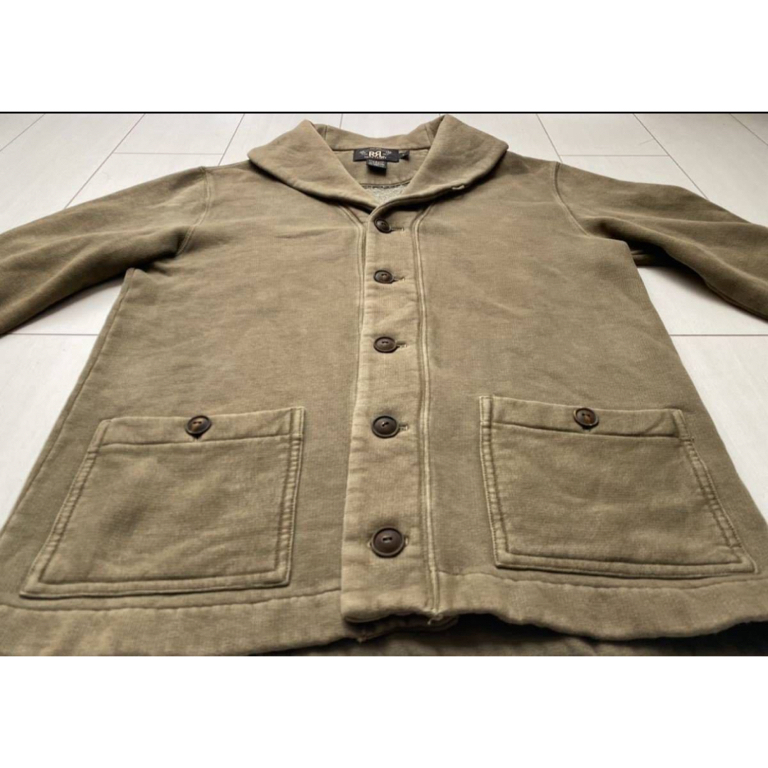 RRL(ダブルアールエル)のRRL DOUBLE RL ダブルアールエル ショールカラー カーディガン M メンズのトップス(カーディガン)の商品写真