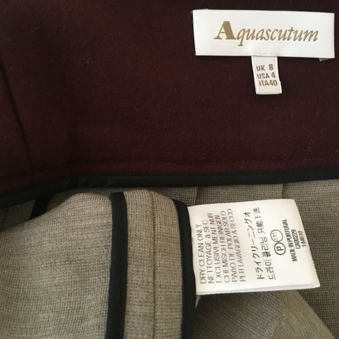 AQUA SCUTUM(アクアスキュータム)のアクアスキュータム　ハイウェスト　スカート　 レディースのスカート(ひざ丈スカート)の商品写真