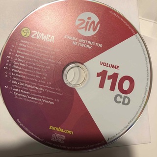 ズンバ(Zumba)のズンバCD zin110 ウォーミングアップ付￼(ポップス/ロック(洋楽))
