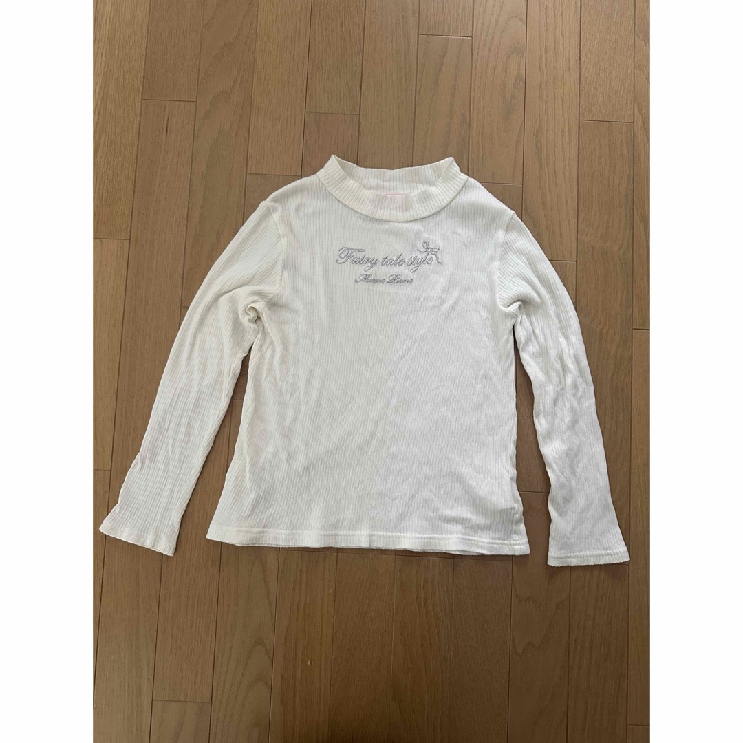 mezzo pianoジュニア メゾピアノ　M 150 長袖　カットソー キッズ/ベビー/マタニティのキッズ服女の子用(90cm~)(Tシャツ/カットソー)の商品写真