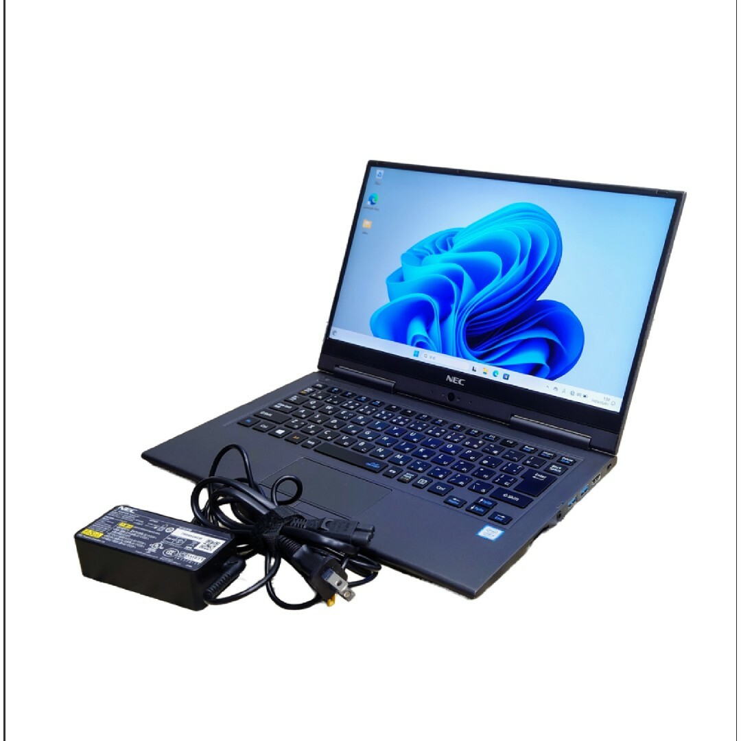 NEC(エヌイーシー)のHZ550/C Win11 i5-7200U メモ4GB M.2 SSD 2TB スマホ/家電/カメラのPC/タブレット(ノートPC)の商品写真