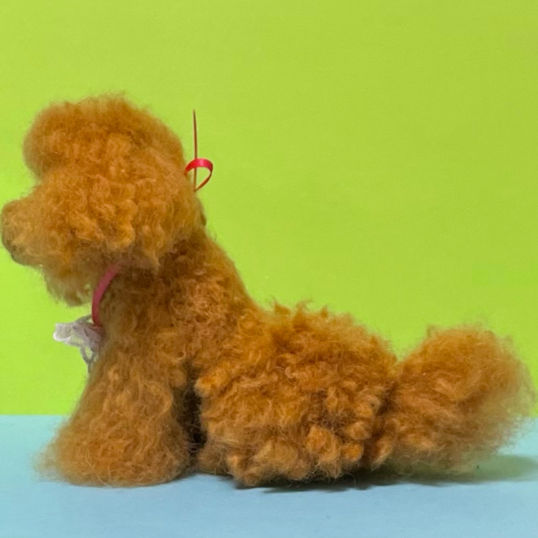 羊毛フェルト　トイプードル ハンドメイドのぬいぐるみ/人形(ぬいぐるみ)の商品写真
