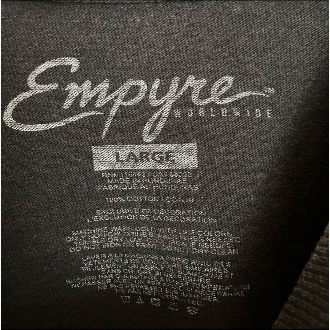 EMPIRE(エンパイア)のEMPYREスケートボードビッグプリントオールドデザインTシャツtシャツ黒半袖 メンズのトップス(Tシャツ/カットソー(半袖/袖なし))の商品写真