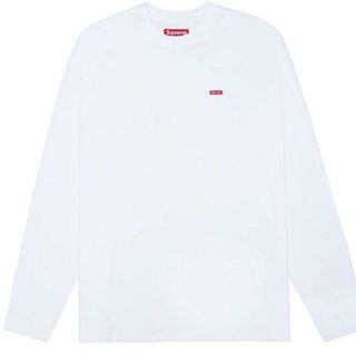 Supreme Small Box L/S Tee "White"(23FW)