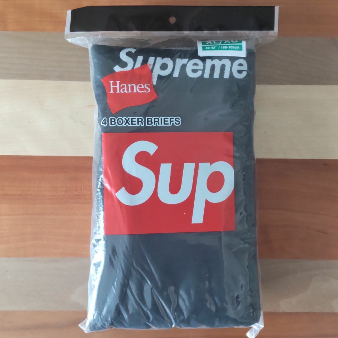 Supreme(シュプリーム)のsupreme hanes boxer briefs　黒1枚 メンズのアンダーウェア(ボクサーパンツ)の商品写真
