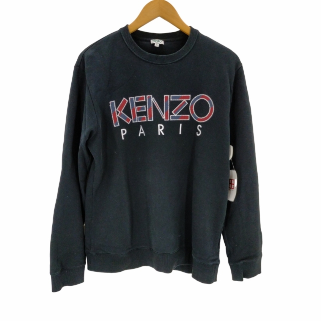 KENZO(ケンゾー)のKENZO(ケンゾー) フロントロゴ刺繍 クルーネックスウェット メンズ メンズのトップス(スウェット)の商品写真