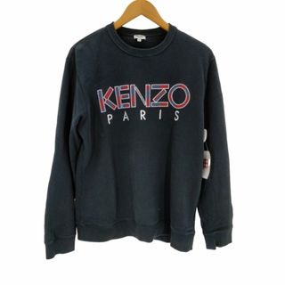 ケンゾー(KENZO)のKENZO(ケンゾー) フロントロゴ刺繍 クルーネックスウェット メンズ(スウェット)