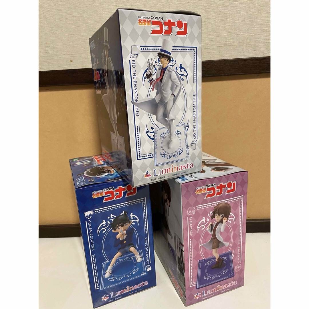 名探偵コナン　怪盗キッド　灰原哀　フィギュア　LUMINASTAルミナスタ エンタメ/ホビーのおもちゃ/ぬいぐるみ(キャラクターグッズ)の商品写真