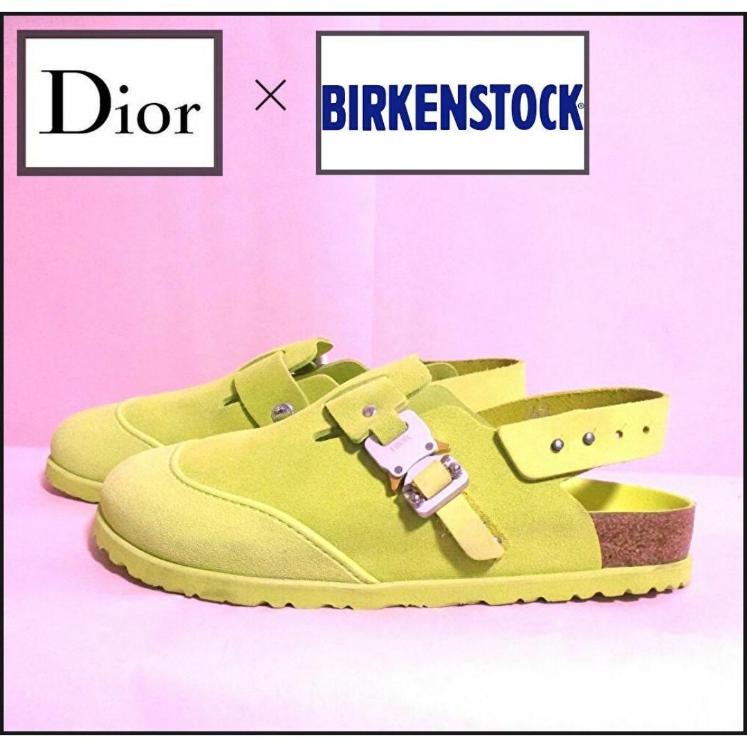 DIOR HOMME(ディオールオム)の【ディオール × ビルケンシュトック 】コラボサンダル　イエロー　42 メンズの靴/シューズ(サンダル)の商品写真