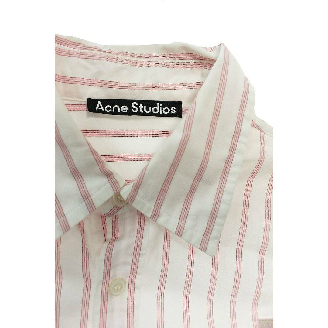 Acne Studios(アクネストゥディオズ)のアクネストゥディオズ  FA-UX-SHIR000035 フェイスパッチストライプ長袖シャツ メンズ S メンズのトップス(シャツ)の商品写真