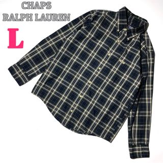 ラルフローレン(Ralph Lauren)のボタンダウン✨ラルフローレン　チャップス　シャツ　チェック　メンズシャツ(シャツ)