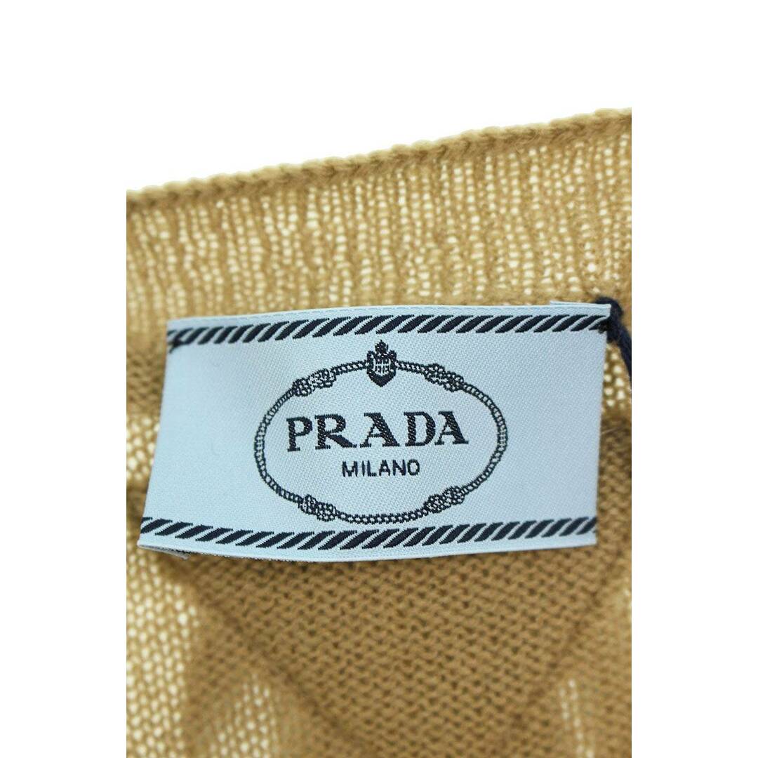 PRADA(プラダ)のプラダ  P24P1C S221 10RX 三角パッチカシミヤニット レディース 38 レディースのトップス(ニット/セーター)の商品写真