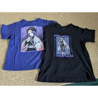 ジーユー(GU)の鬼滅の刃　胡蝶しのぶＴシャツ　2枚セット(Tシャツ/カットソー)