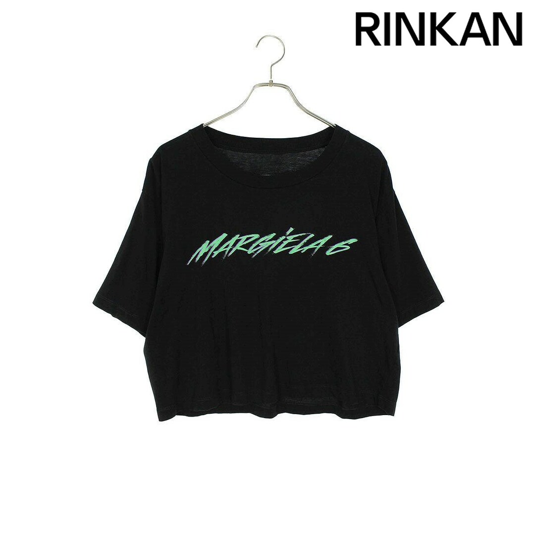 MM6(エムエムシックス)のエムエムシックス  20AW  S52GC0168 ロゴプリントクロップドTシャツ レディース S レディースのトップス(Tシャツ(半袖/袖なし))の商品写真