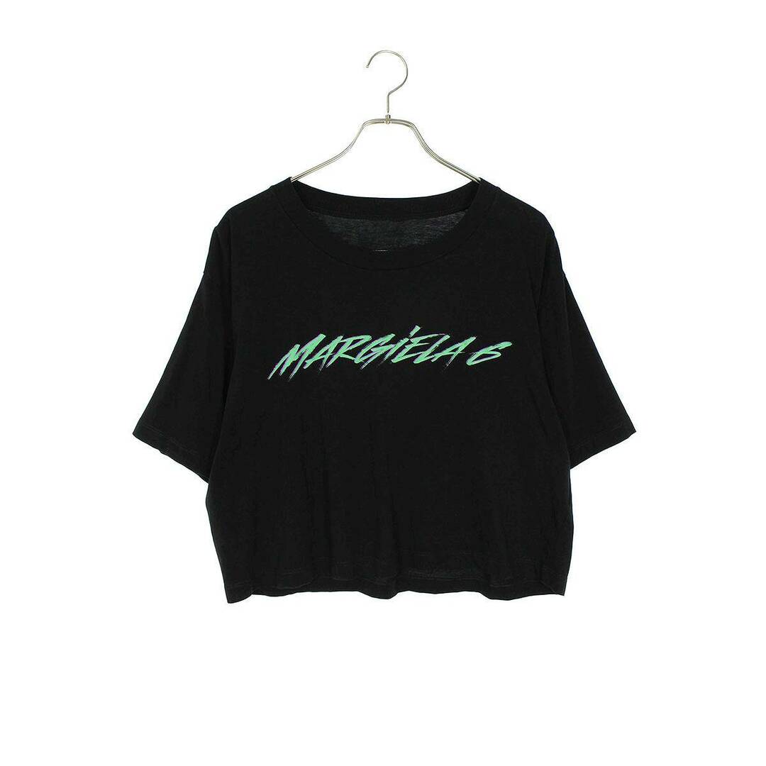 MM6(エムエムシックス)のエムエムシックス  20AW  S52GC0168 ロゴプリントクロップドTシャツ レディース S レディースのトップス(Tシャツ(半袖/袖なし))の商品写真