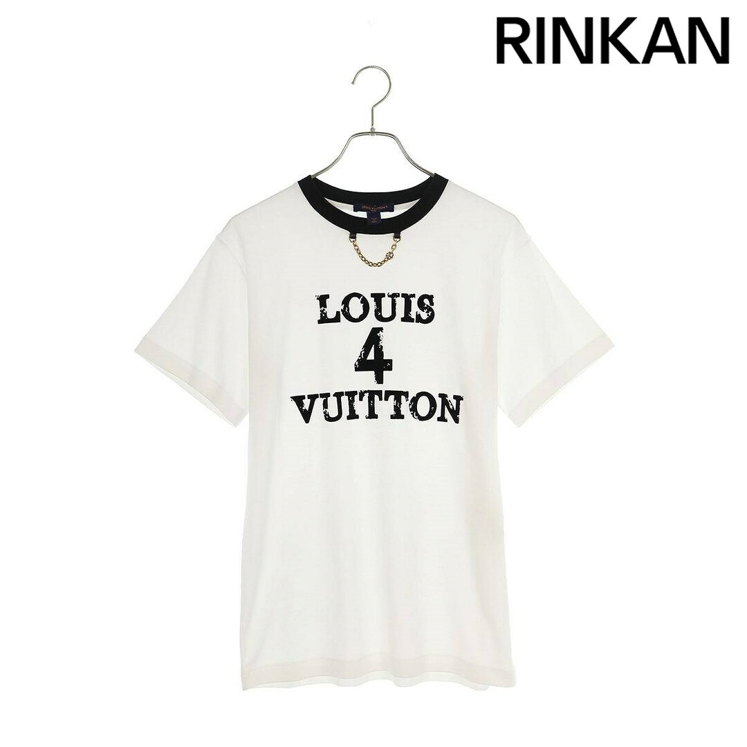 LOUIS VUITTON(ルイヴィトン)のルイヴィトン  RW232W UOL FPTS10 ネックチェーンフロントプリントTシャツ レディース XS レディースのトップス(Tシャツ(半袖/袖なし))の商品写真