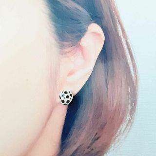 ダルメシアン レジンピアス/イヤリング(ピアス)