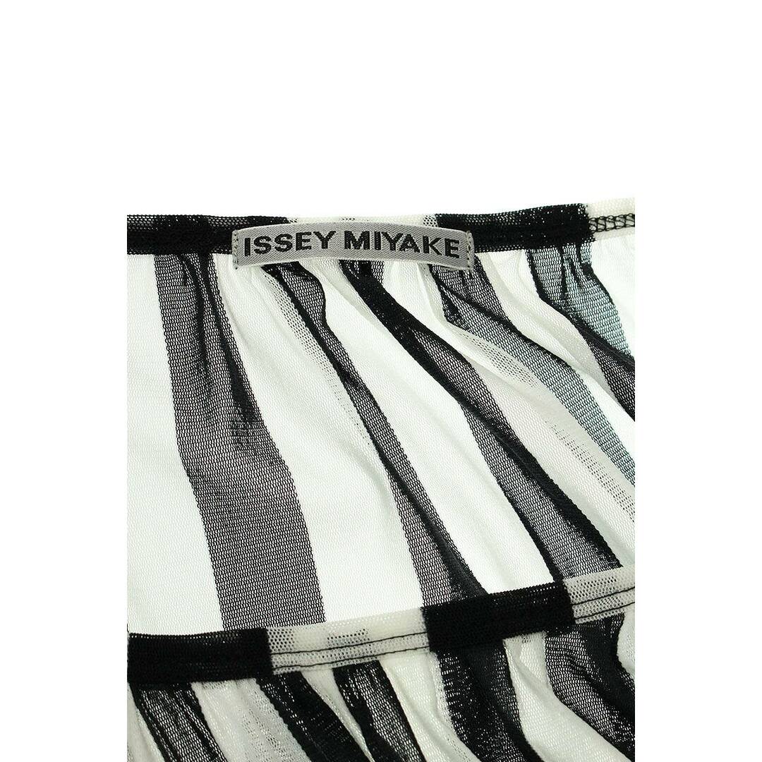 ISSEY MIYAKE(イッセイミヤケ)のイッセイミヤケ  IM31JH505 ボーダー柄チュニック レディース 2 レディースのトップス(その他)の商品写真