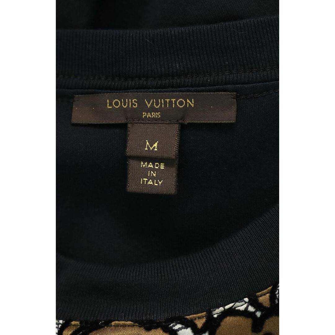 LOUIS VUITTON(ルイヴィトン)のルイヴィトン  FDDR61DJF モノグラムフラワー総柄半袖切替ワンピース レディース M レディースのワンピース(その他)の商品写真