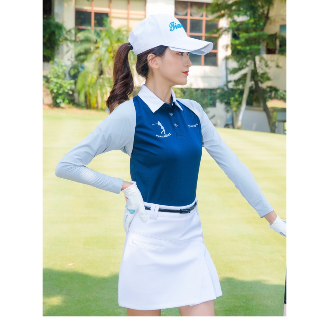 アームカバー　シュラッグ　ボレロ　一体型　白　テニス　ゴルフ　腕カバー　新品 レディースのファッション小物(手袋)の商品写真