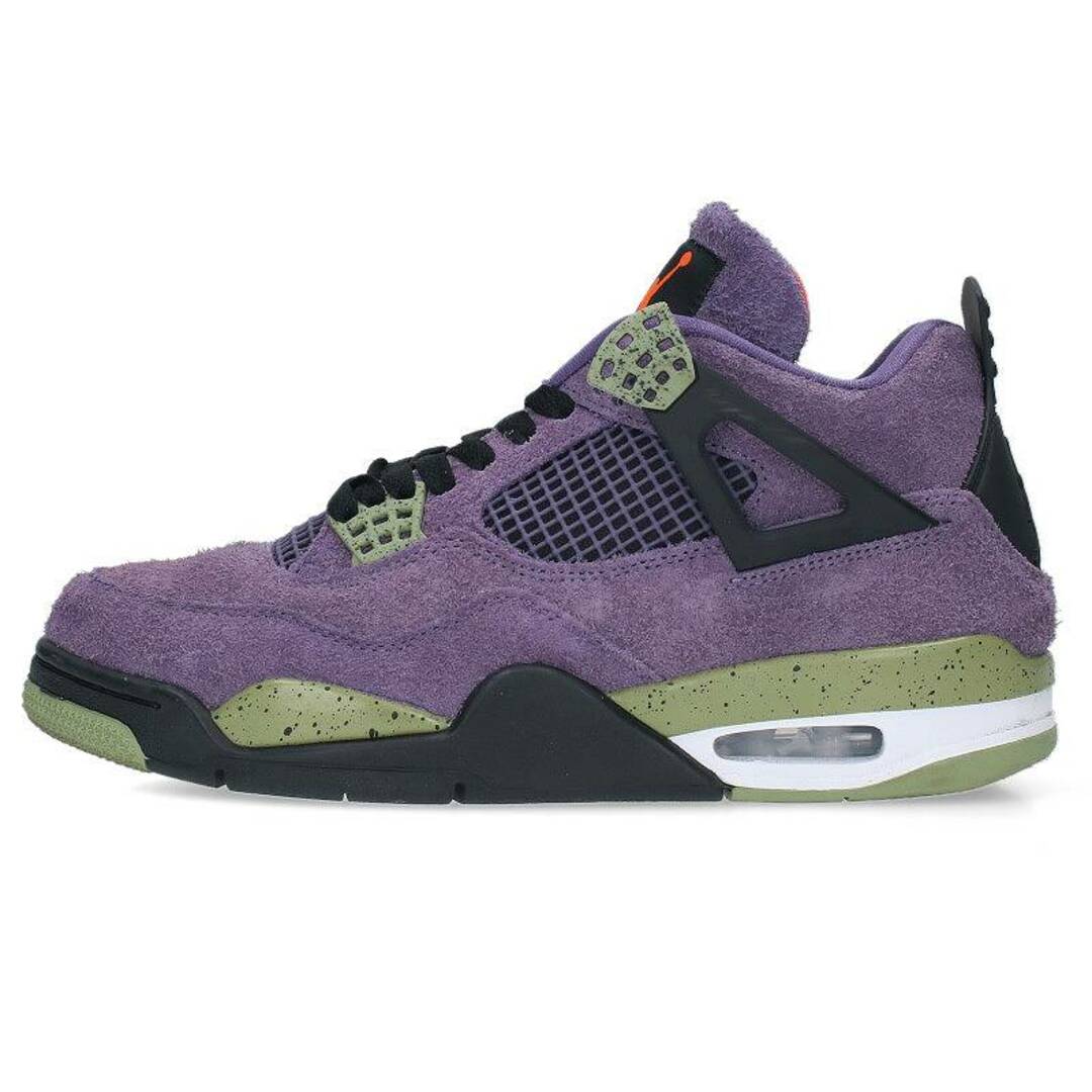 NIKE(ナイキ)のナイキ  WMNS Air Jordan 4 Canyon Purple AQ9129-500 ウィメンズ エアジョーダン4スニーカー レディース 28cm レディースの靴/シューズ(スニーカー)の商品写真