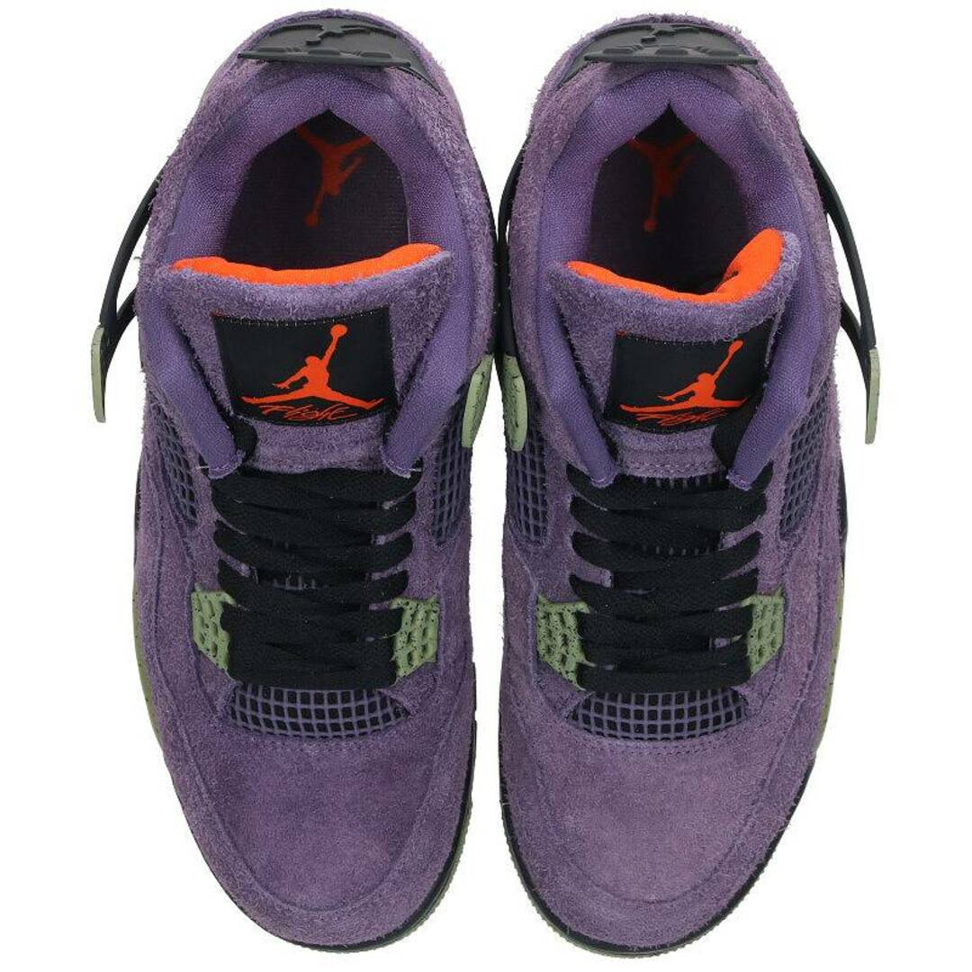 NIKE(ナイキ)のナイキ  WMNS Air Jordan 4 Canyon Purple AQ9129-500 ウィメンズ エアジョーダン4スニーカー レディース 28cm レディースの靴/シューズ(スニーカー)の商品写真