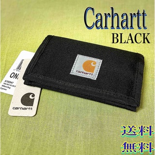 Carhartt ミニ財布　三つ折り財布　ブラック(折り財布)