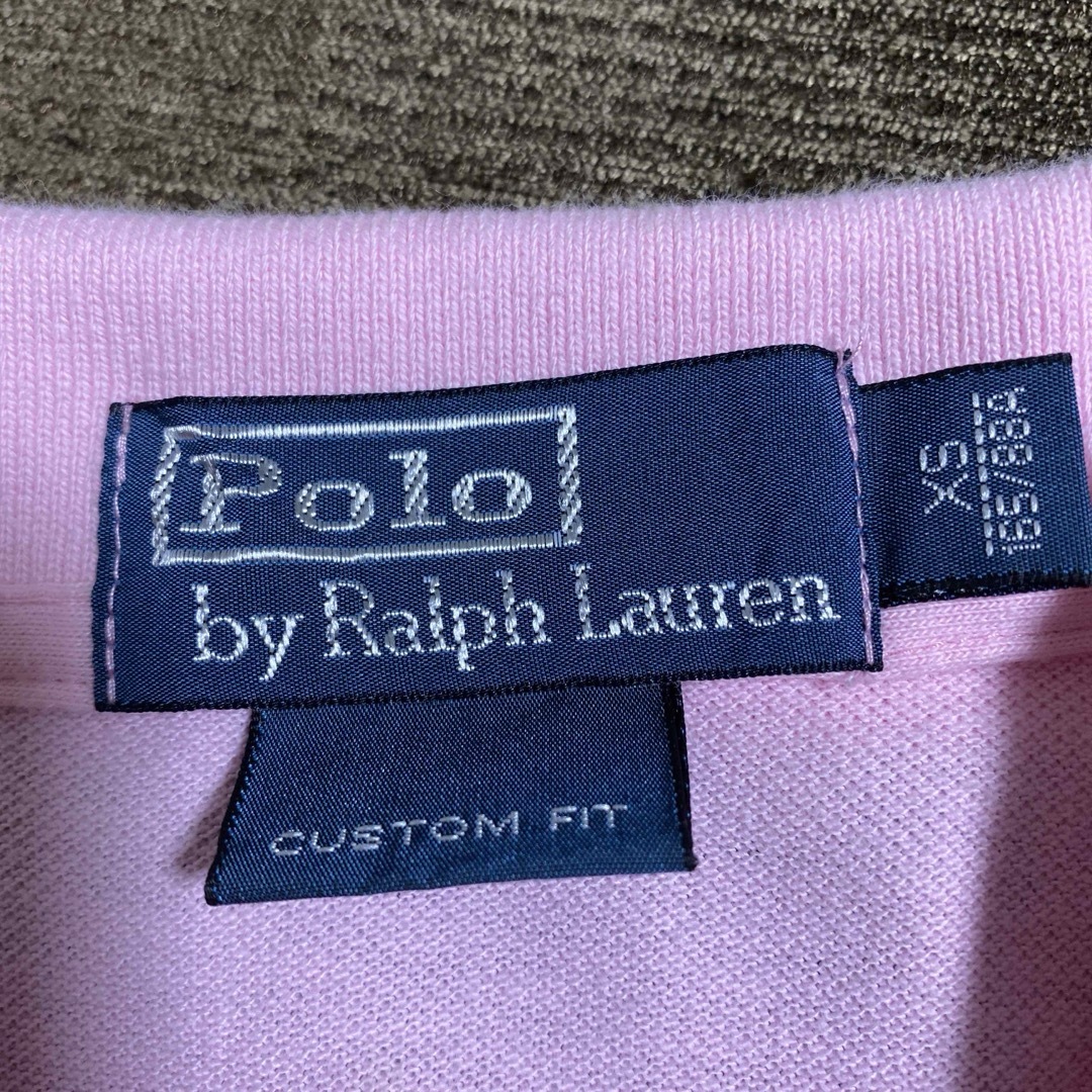 Ralph Lauren(ラルフローレン)のRALPH LAUREN ラルフローレン　ポロシャツ　ピンク　XS メンズのトップス(ポロシャツ)の商品写真