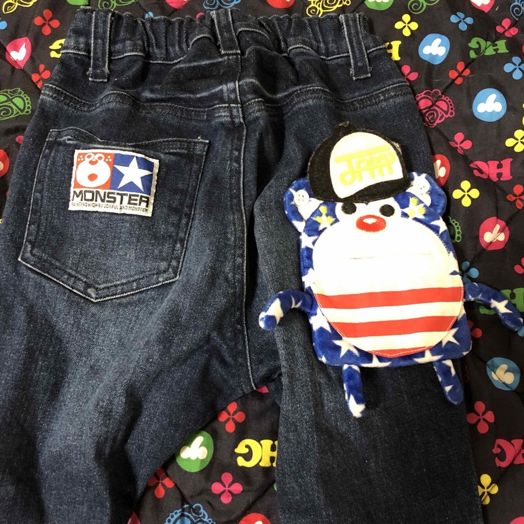 JAM(ジャム)のポケテン　クラッシュデニム キッズ/ベビー/マタニティのキッズ服男の子用(90cm~)(パンツ/スパッツ)の商品写真