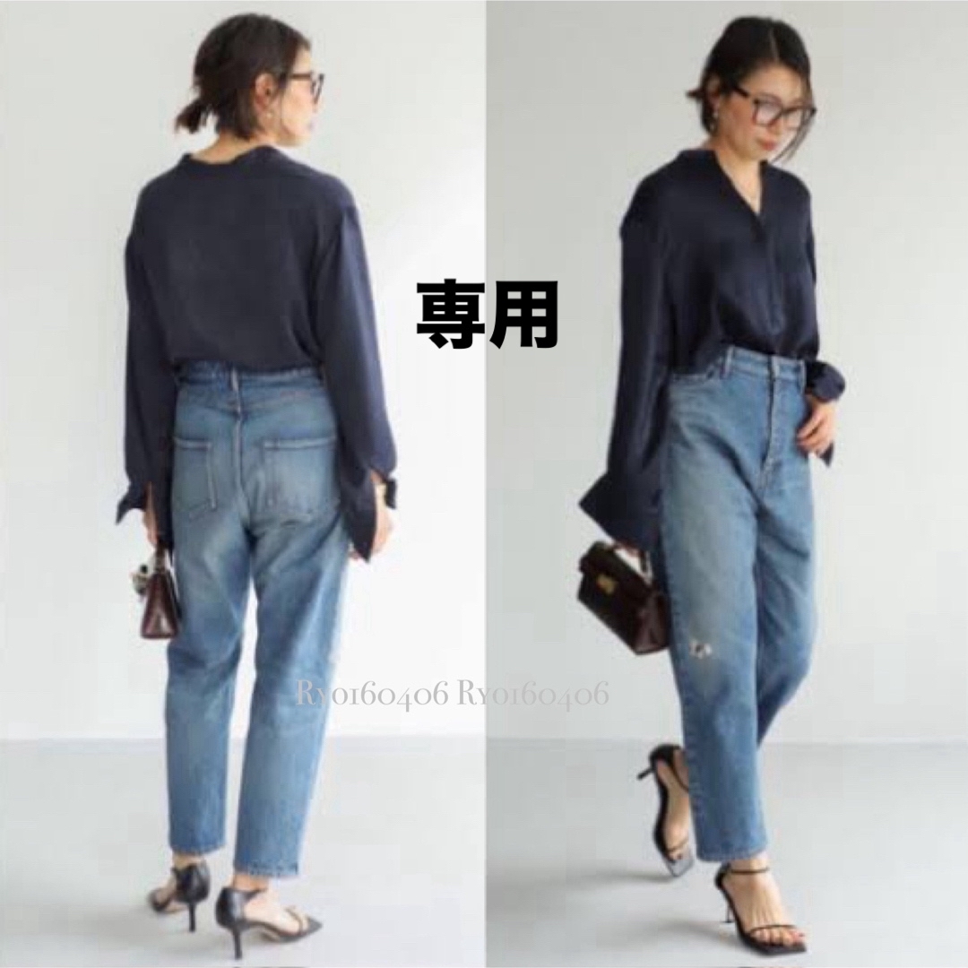 DEUXIEME CLASSE(ドゥーズィエムクラス)の1回美品⭐️34100円／ミューズ ドゥーズィエムクラ CURVE DM デニム レディースのパンツ(デニム/ジーンズ)の商品写真