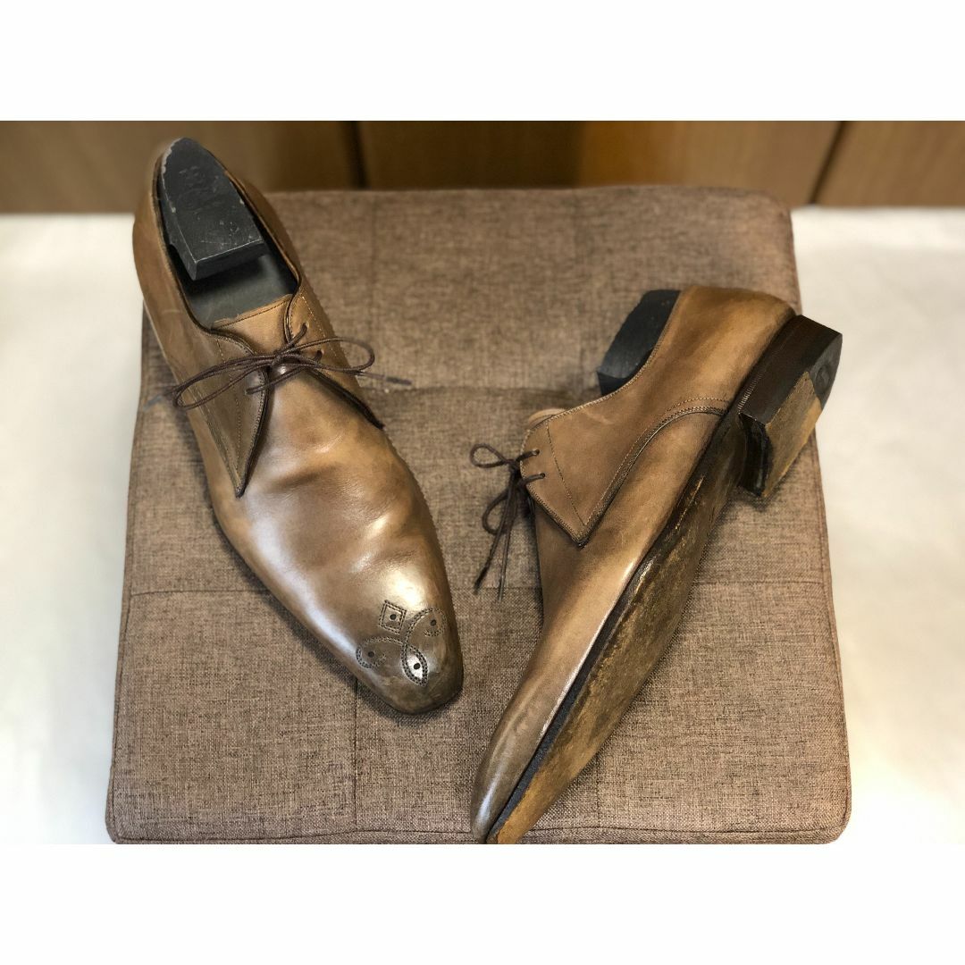 Santoni(サントーニ)の美しきサントーニ|Santoni|表記8.5|27㎝|プレーントゥ メンズの靴/シューズ(ドレス/ビジネス)の商品写真