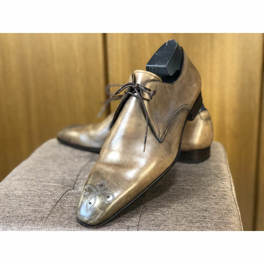 Santoni(サントーニ)の美しきサントーニ|Santoni|表記8.5|27㎝|プレーントゥ メンズの靴/シューズ(ドレス/ビジネス)の商品写真