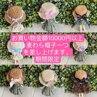 JANAYA  ハンドメイド ねんどろいどどーる用　麦わら帽子　1点(その他)