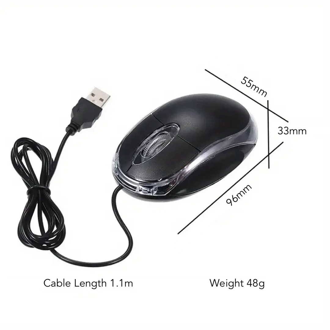 ミニマウス 有線 光学式 USBマウス #1 スマホ/家電/カメラのPC/タブレット(PC周辺機器)の商品写真