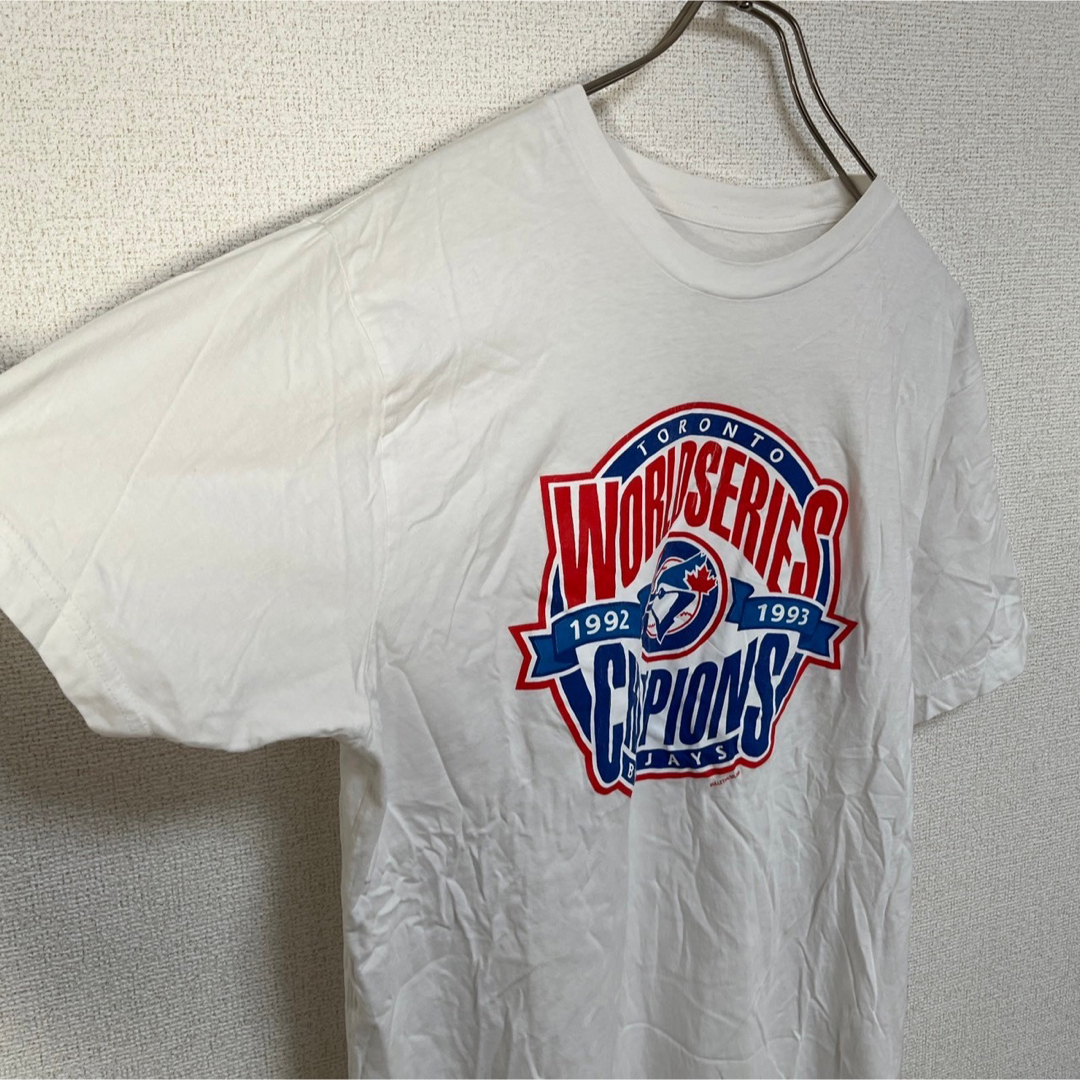 【MLB】半袖Tシャツ　トロントブルージェイズ　白ホワイト　ワールドシリーズF9 メンズのトップス(Tシャツ/カットソー(半袖/袖なし))の商品写真